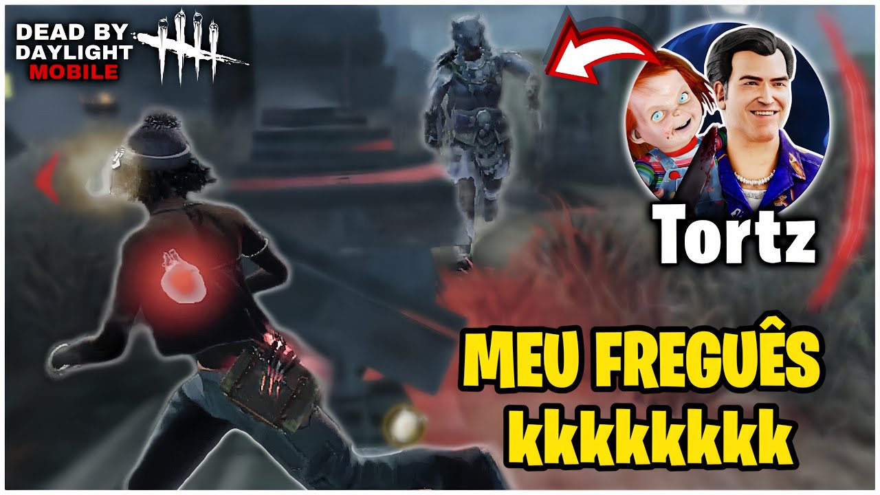 ENFRENTEI A CAÇADORA DO @tortz2k KKKK | Dead By Daylight Mobile #DbDMCC