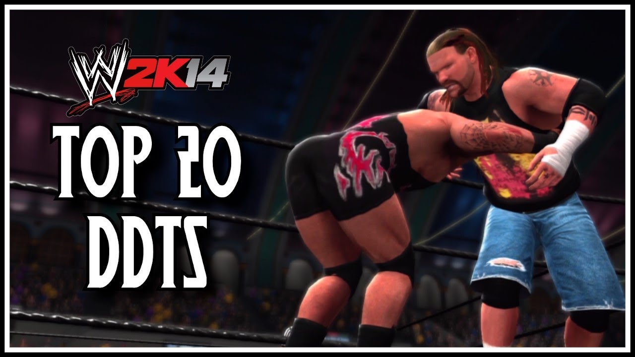 WWE 2K14 - Top 20 DDTS! (WWE 2K14 Countdown)
