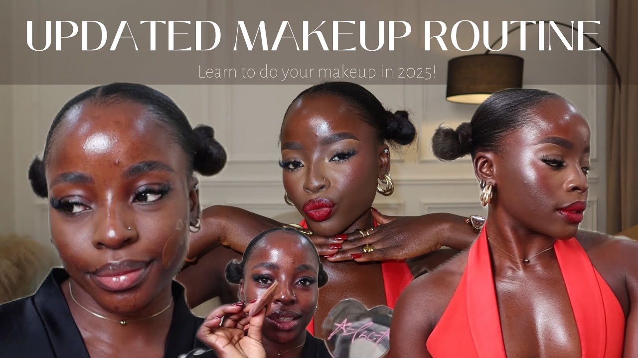UPDATED FULL FACE ROUTINE + BROW TUTORIAL  | DO YOUR OWN MAKEUP IN 2025