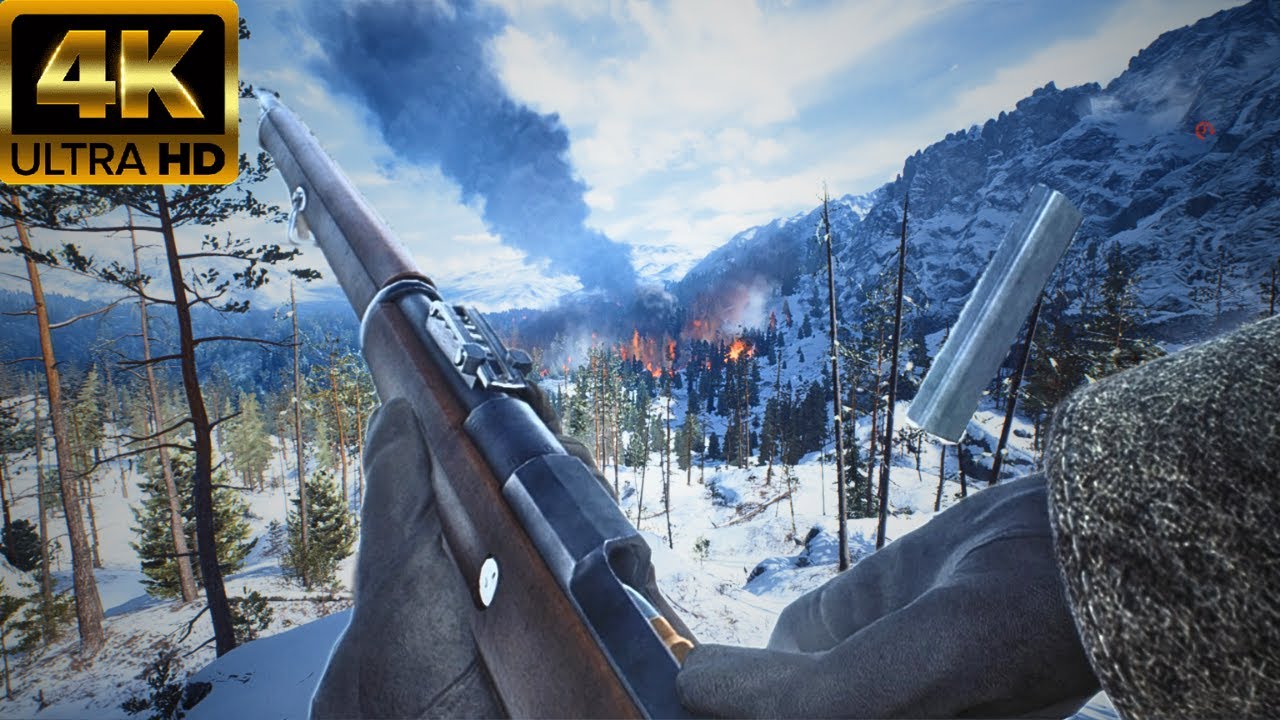The Russian Sniper - NO HUD [4K Ultra HD] - Mosin Nagant Rifle