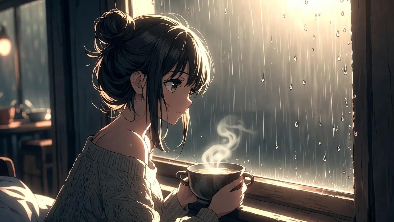 Cozy Rainy Day Routine ☔ Ghibli Inspired ASMR | Relaxing Apartment Life