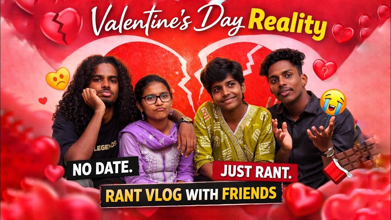 Valentine’s Day?Part 1 - Valentine’s Day Rant Vlog With Friends | Single Life, Love & Reality