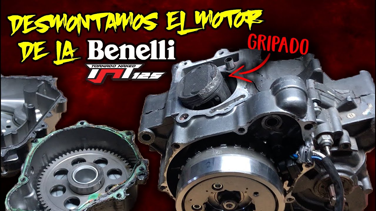 Benelli TNT 125 |Desmontamos el motor de la Benelli 🤯 |Encuentro Demasiadas chapuzas | #2