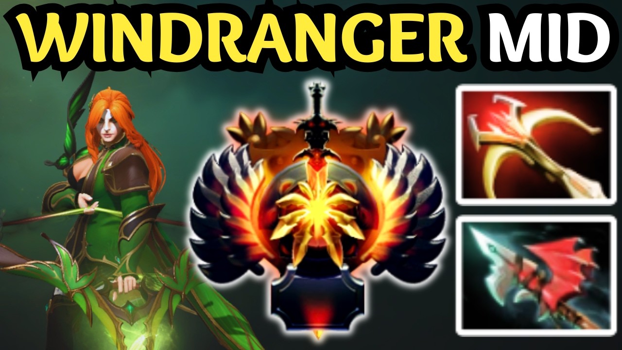 🔥 INSANE WINDRANGER MID IS META | ONE TARGET ONE KILL | DOTA 2 🔥