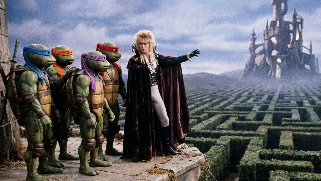 'NINJA TURTLES vs THE LABYRINTH' - #ai #parody #fanfilm #labyrinth #tmnt