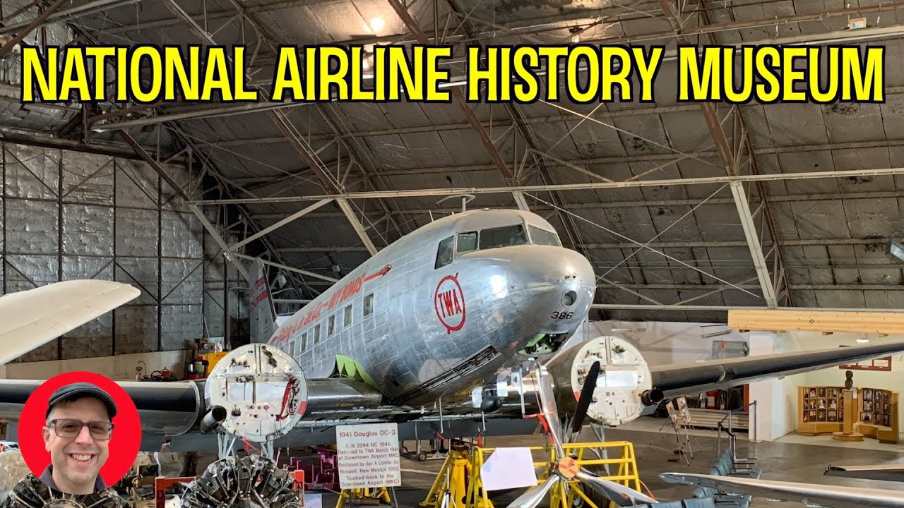 National Airline History Museum, Kansas City Missouri 😎 Museum Tour #airlines #airplane