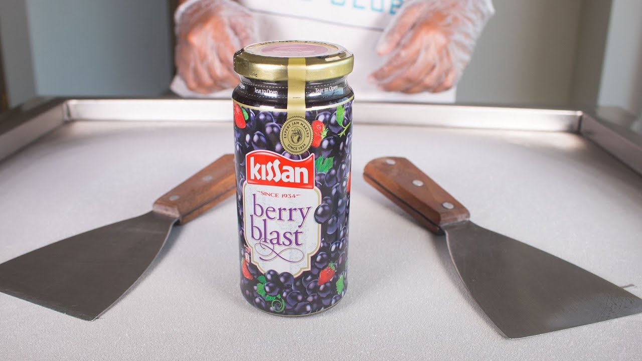 Kissan BERRY BLAST ICE CREAM ROLLS - SATISFYING ASMR