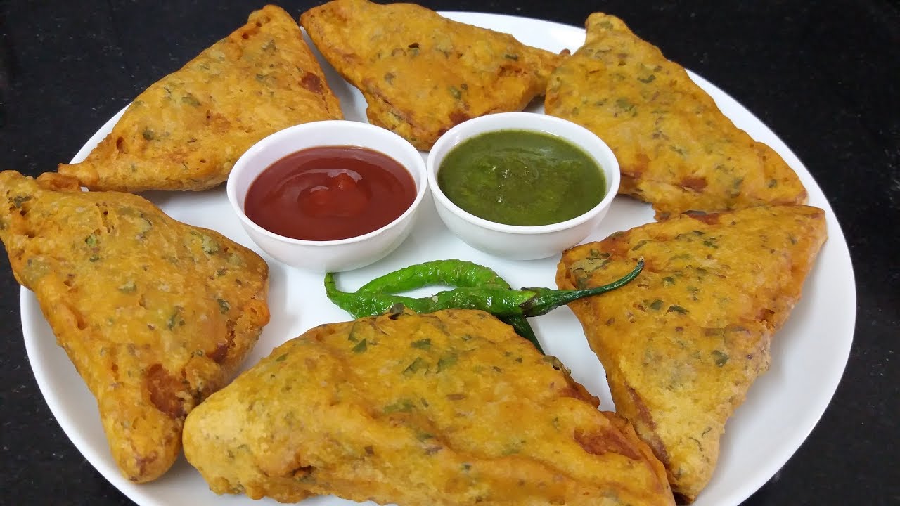 Bread Pakoda Recipe - Easy & Quick Indian Snacks - बाज़ार जैसे ब्रेड पकोड़े झटपट बनाये