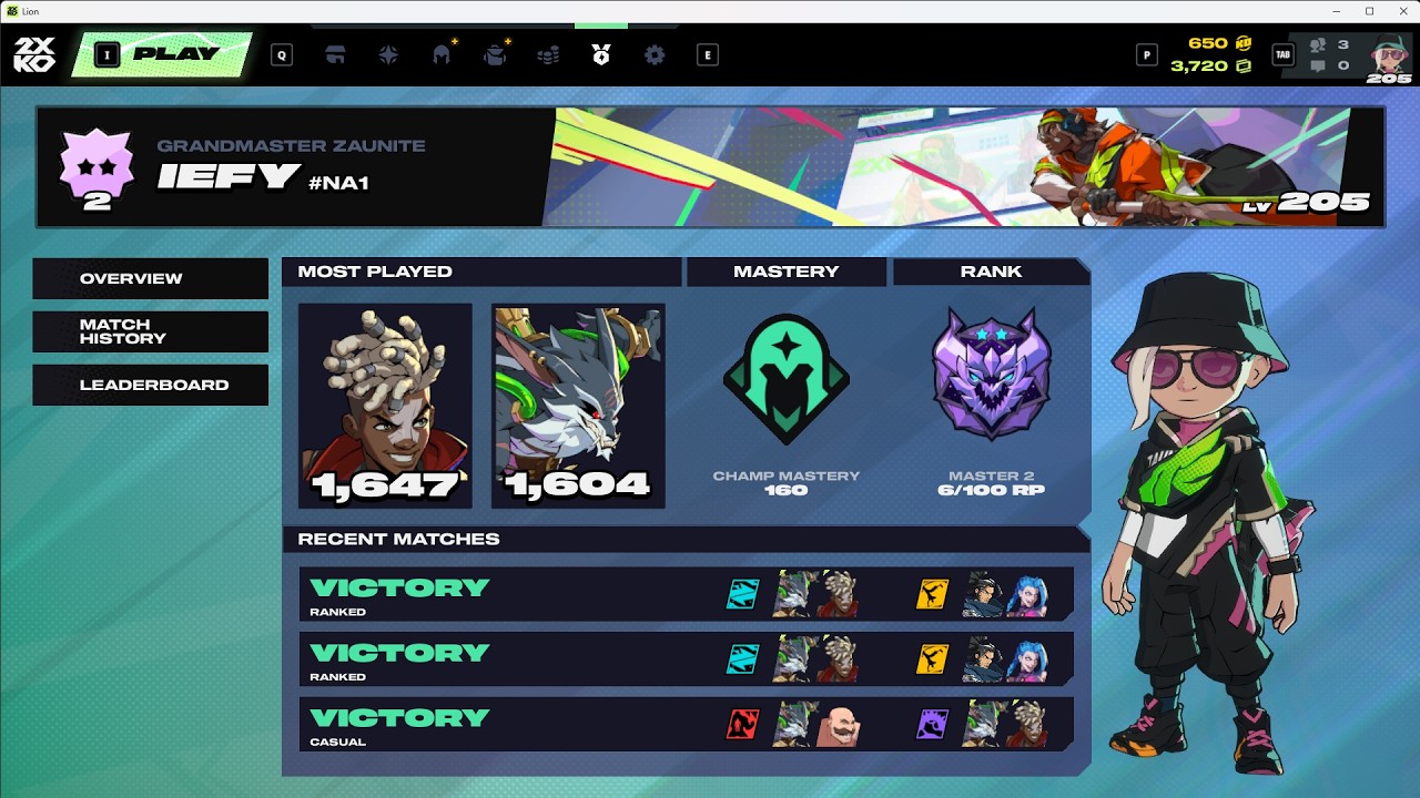 2xko master ranked set with lowfi (ekko/warwick)