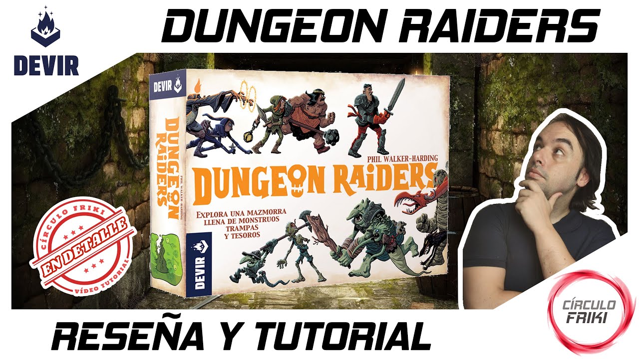 ⭕ DUNGEON RAIDERS ⚔️ Reseña y Cómo se juega / Tutorial en detalle ⚔️ Juego de mesa - Devir