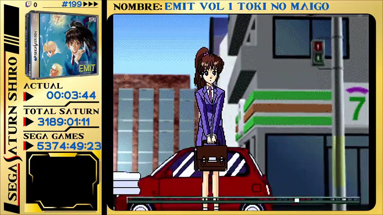 SSS 199 EMIT VOL 1 Toki no maigo | Juego Completo + Ending | Sega Saturn Shiro #585