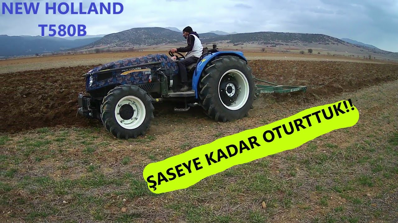 ŞASEYE KADAR OTURTTUK!! NEW HOLLAND T 580B | 3/12 NUMARA