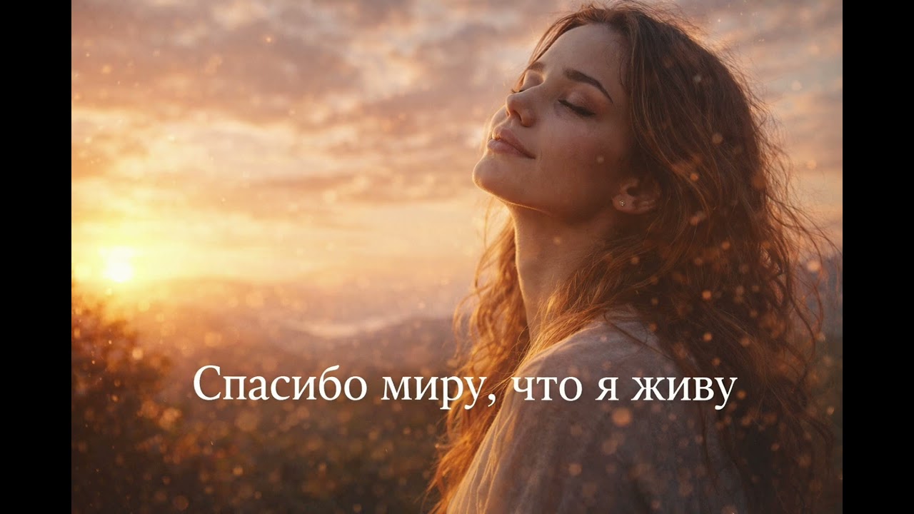🙏Спасибо миру, что я живу — это женская, очень душевная песня о благодарности жизни.