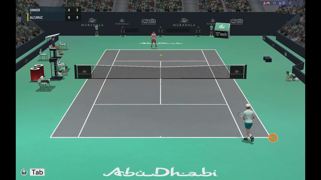 Full Ace Tennis Simulator: Sinner VS. Alcaraz (Six Kings Slam 24)