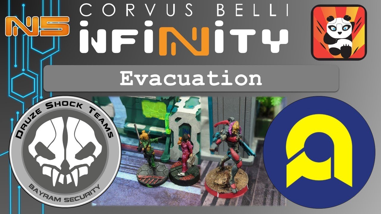 Fast Panda Gaming: Infinity Battle Report - Evacuation (Druze vs Shasvastii)