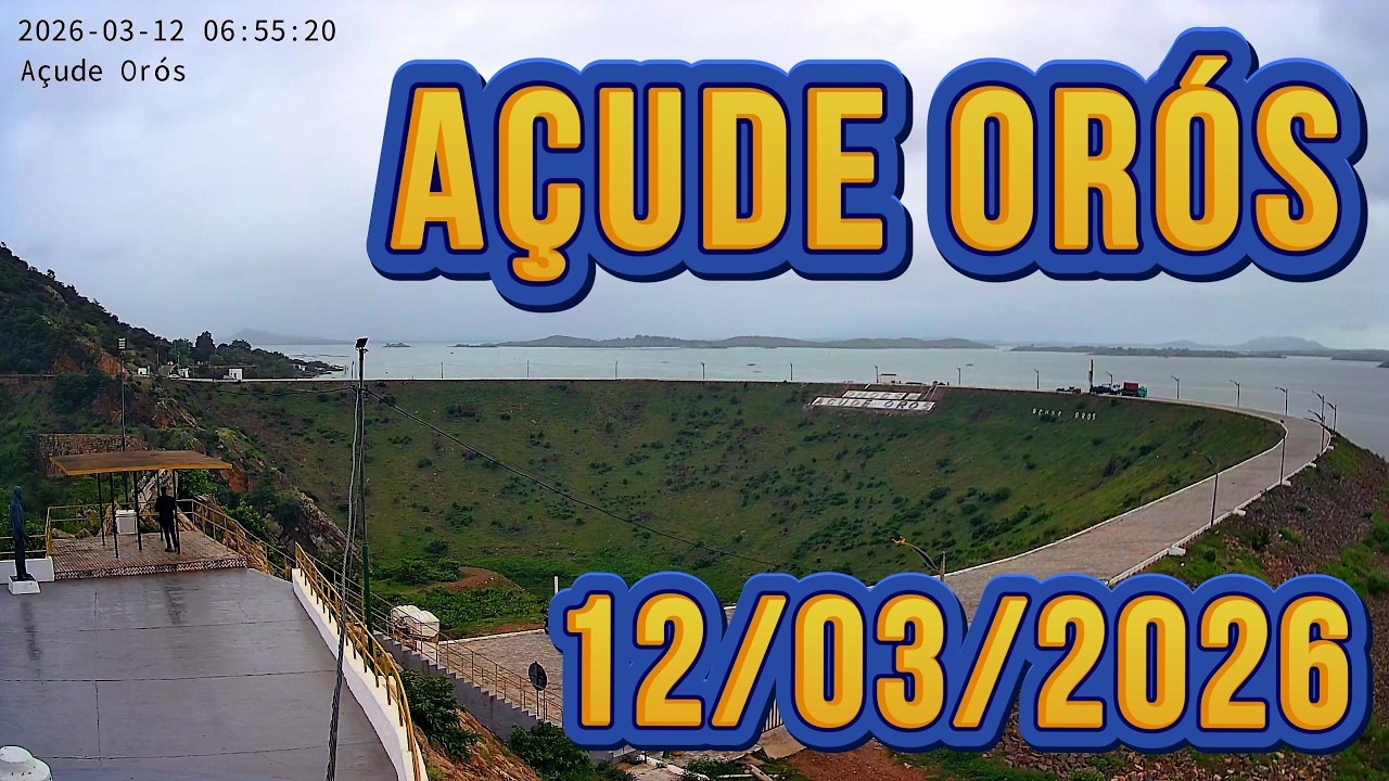 SENSACIONAL AÇUDE ORÓS DADOS ATUALIZADOS HOJE 12/03/2026 - ORÓS CEARÁ