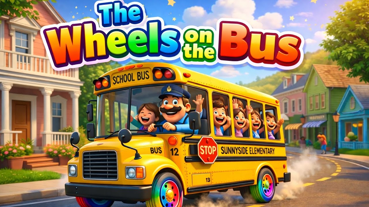 ​🚌 The Wheels on the Bus Go Round and Round | 3D Nursery Rhymes for Kid|@cocototsnurseryrhymes