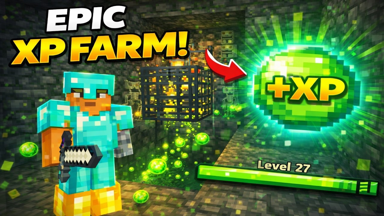 This Minecraft XP Farm Gets You Level 30 FAST! (Survival 1.20+)