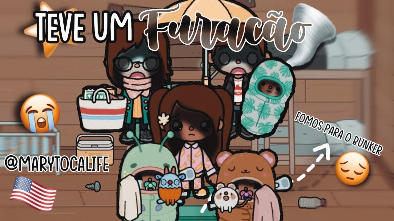 Teve um FURACÃO na minha cidade 🌪️🥺😞-  * com voz📢 * | Mary toca