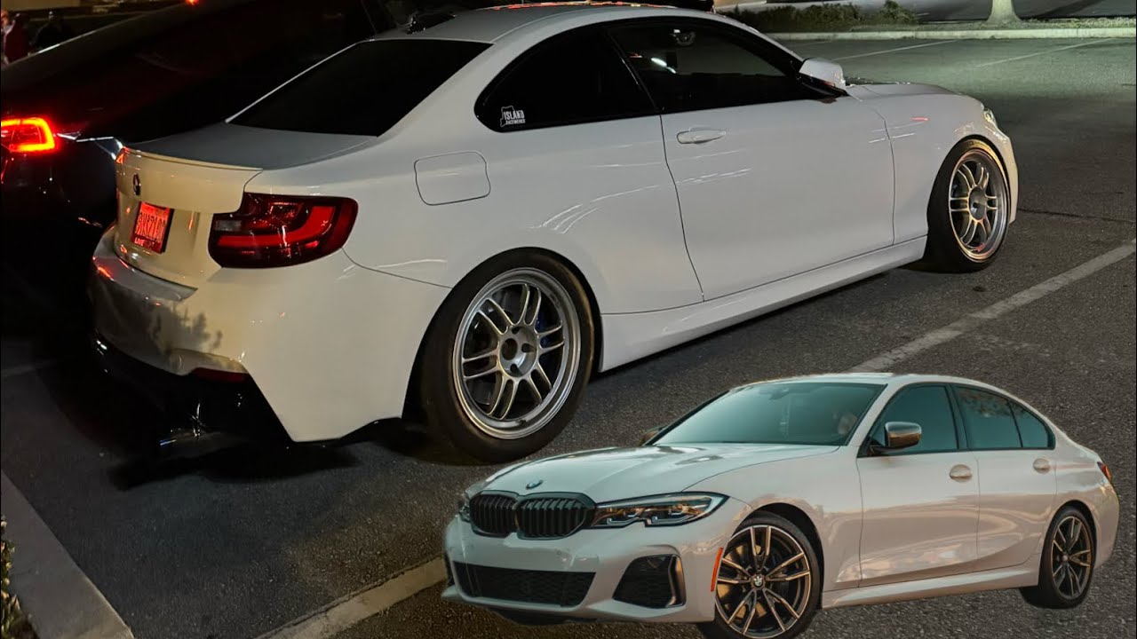 2 m340s try to bully N55! * gone wrong*
