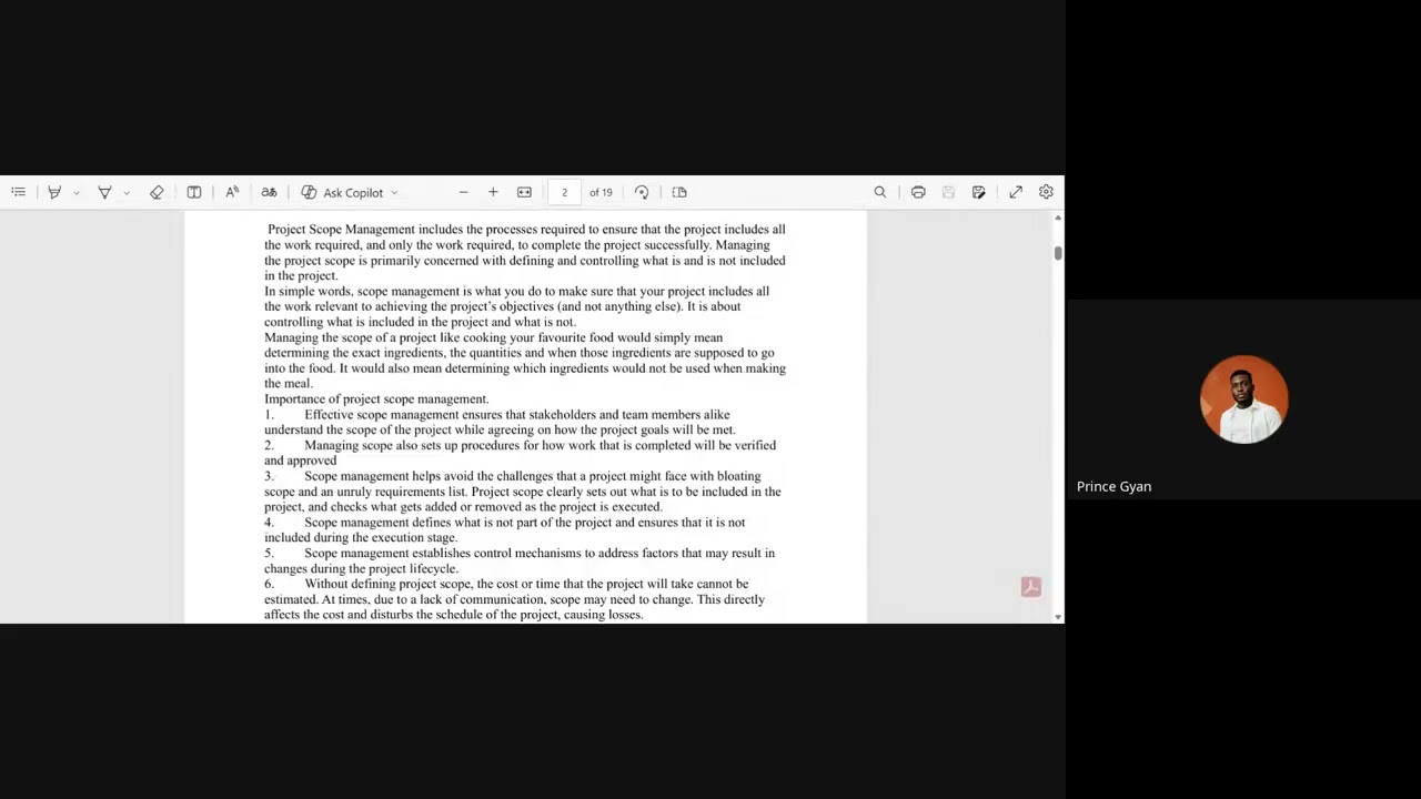 SBU405D PROJECT MANAGEMENT WEEK 3