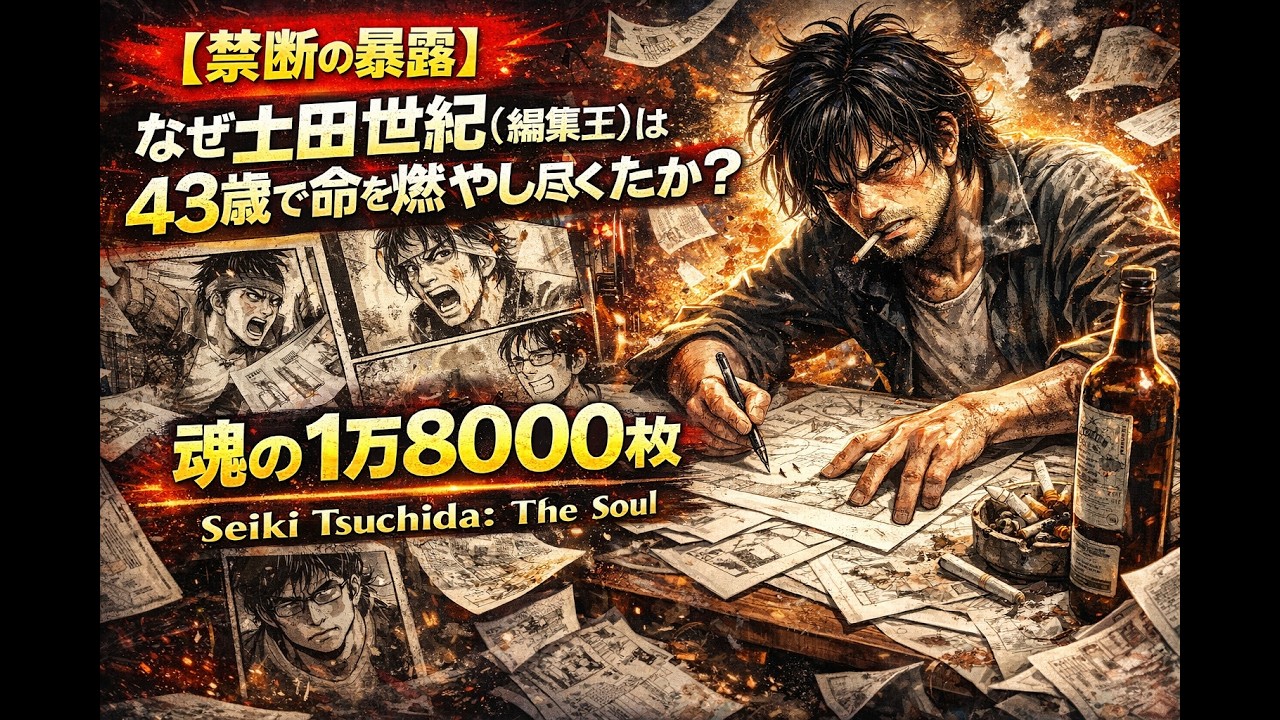 【天才すぎる】なぜ「土田世紀（編集王）」は43歳で命を燃やし尽くしたのか？ 天才が貫いた「逆転の裏ワザ」と魂の1万8千枚。Seiki Tsuchida: The Soul.
