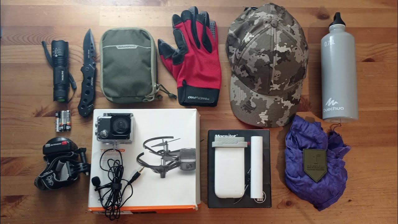 Mon matériel en URBEX (+matos VIDÉO)