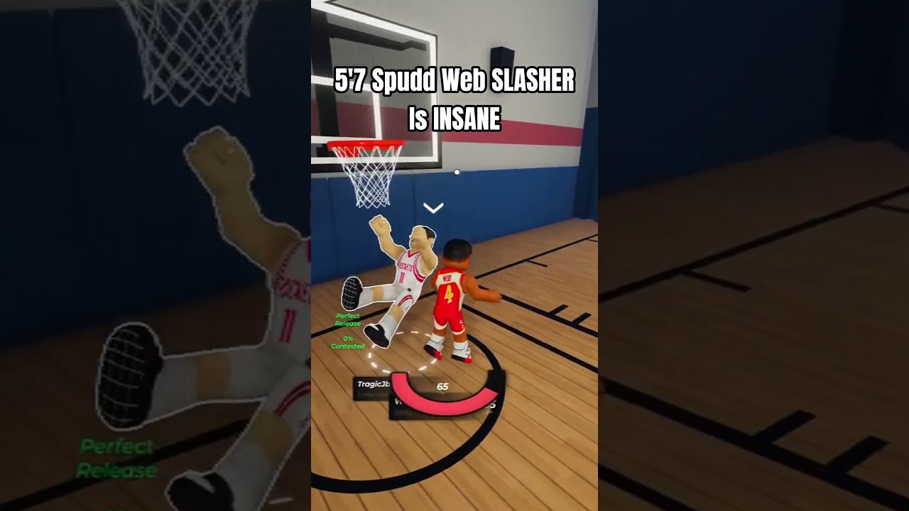 5'7 SLASHER IS INSANE 😭🙏 #wittyyb #roblox #slasher #practicalbasketball