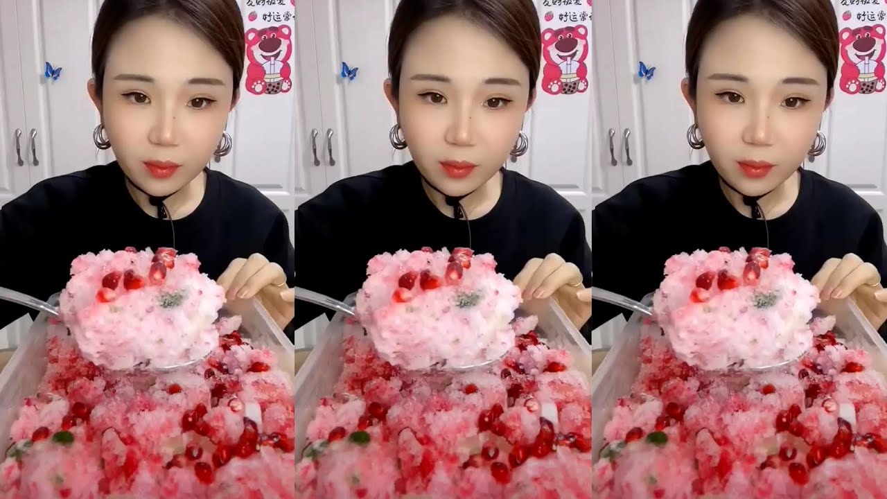 ASMR ICE EATING YY