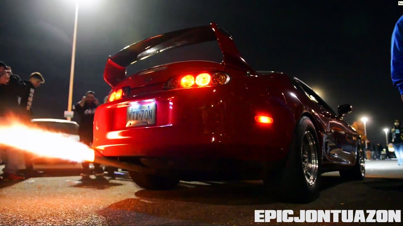 Ridiculous Anti-Lag 2 Step Supra Burnout