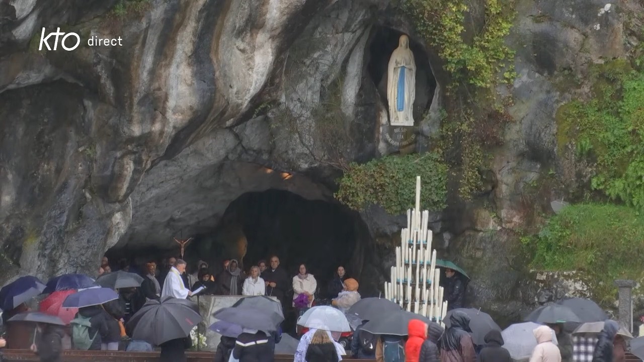 Chapelet du 16 février 2026 à Lourdes