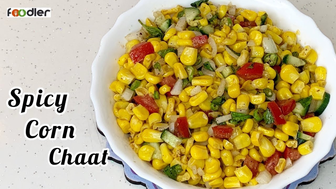 Sweet Corn Chaat Recipe/Corn Recipe