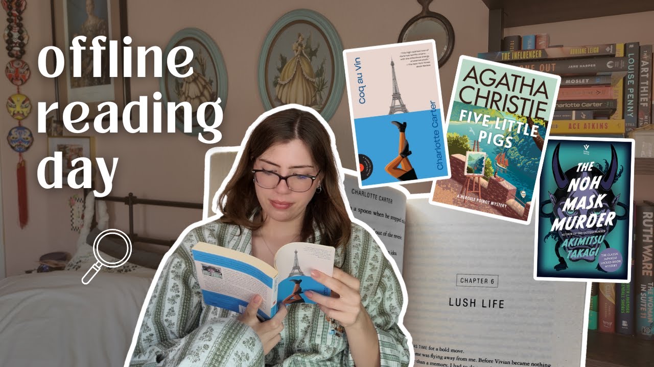 Reading one book in one day (vlog)