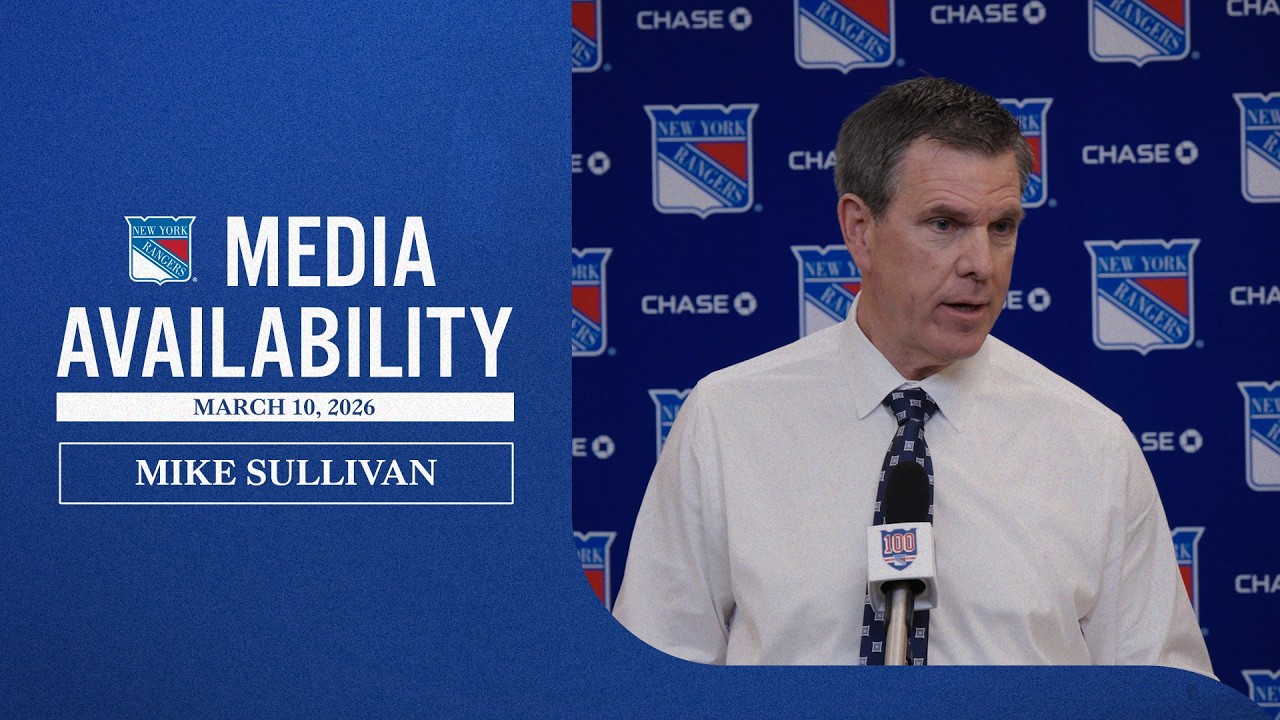 NYR vs LAK: Mike Sullivan Postgame Media Availability | Mar. 16, 2026