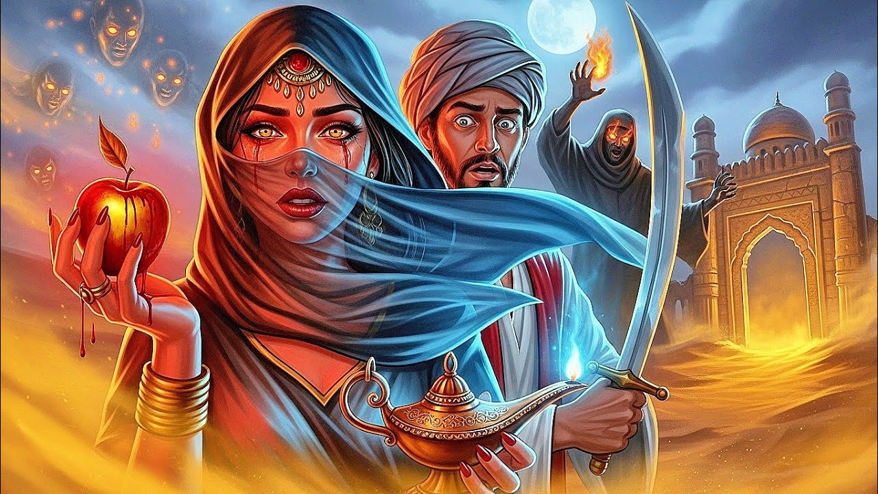 तीन सेब वाली दर्दनाक कहानी 😢 | एक पिता की गलती ने ली बीवी की जान | Arabian Nights | 