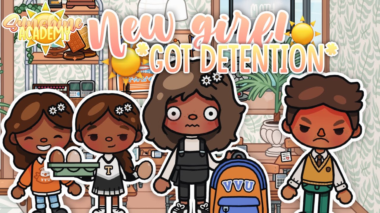 Первый день! 💐✨|| Sunshine Academy, эпизод 1, новенькая || 🔊Озвучка || Toca Life Roleplay