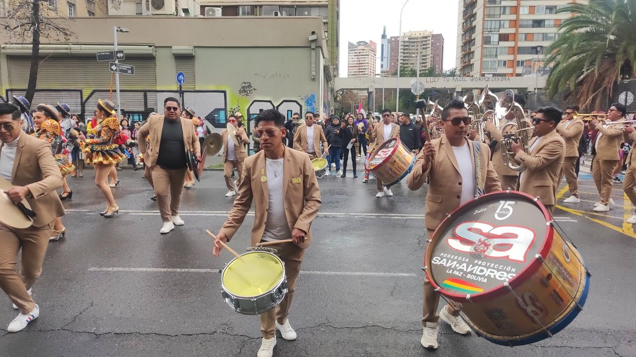Banda Proyección San Andres en el Dia de Bolivia 2025