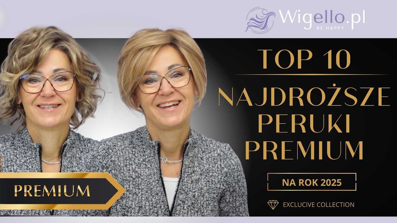 TOP 10 Najdroższych Peruk Syntetycznych | Najwyższa Jakość & Ekskluzywne Modele Premium