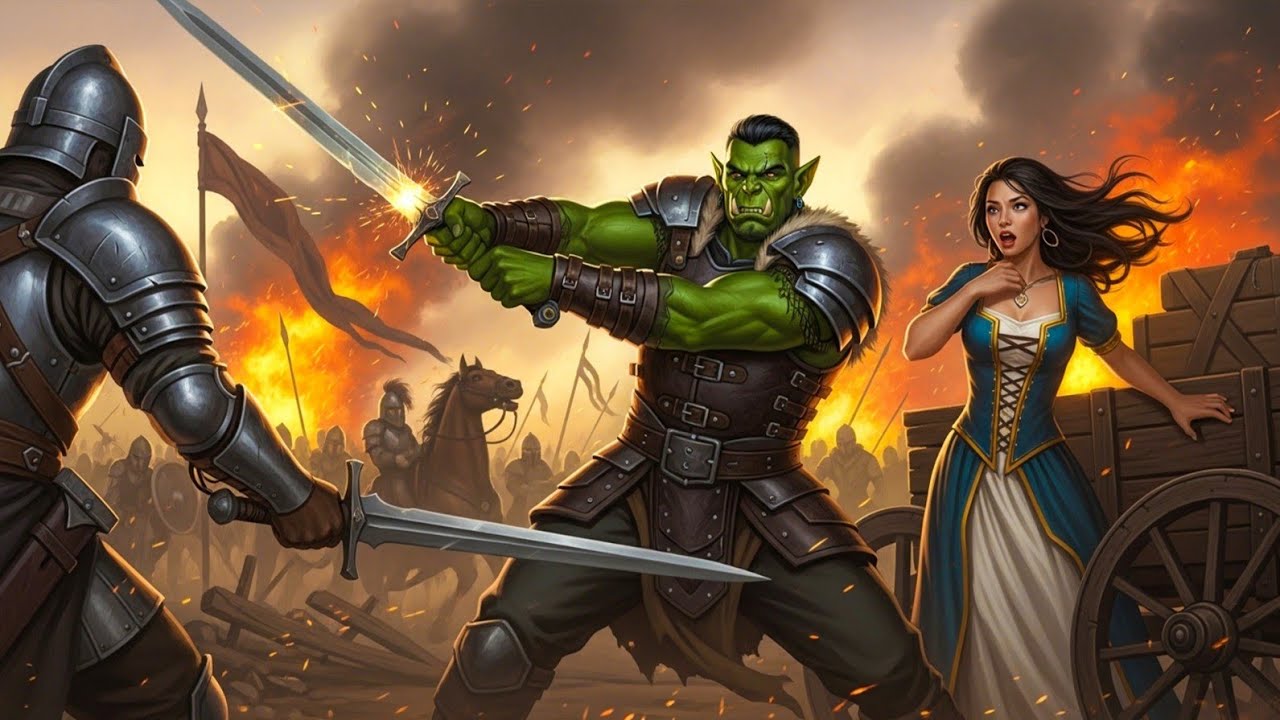 Orc Warrior Saved Enemy Princess in Battle Field —Later She Disguised Herself as Servant to Find Him