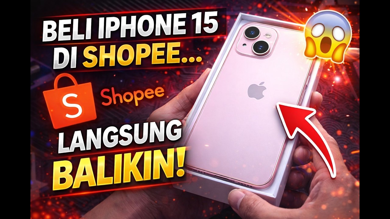 Beli iPhone 15 Pink di Shopee… Baru Datang Langsung Gue Retur?!