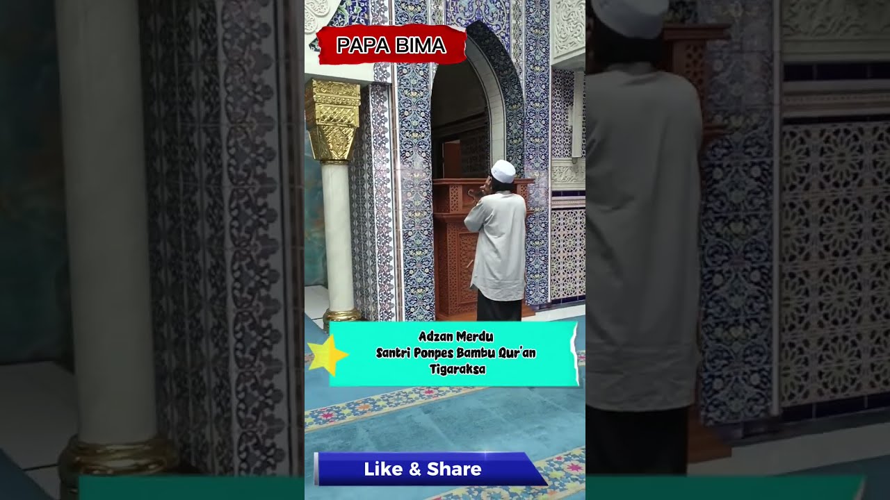Adzan Merdu Santri Ponpes Bambu Qur'an Tigaraksa