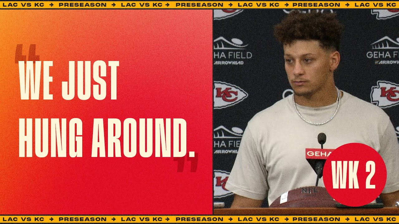 Patrick Mahomes: “We just hung around” | Week 2 Press Conference