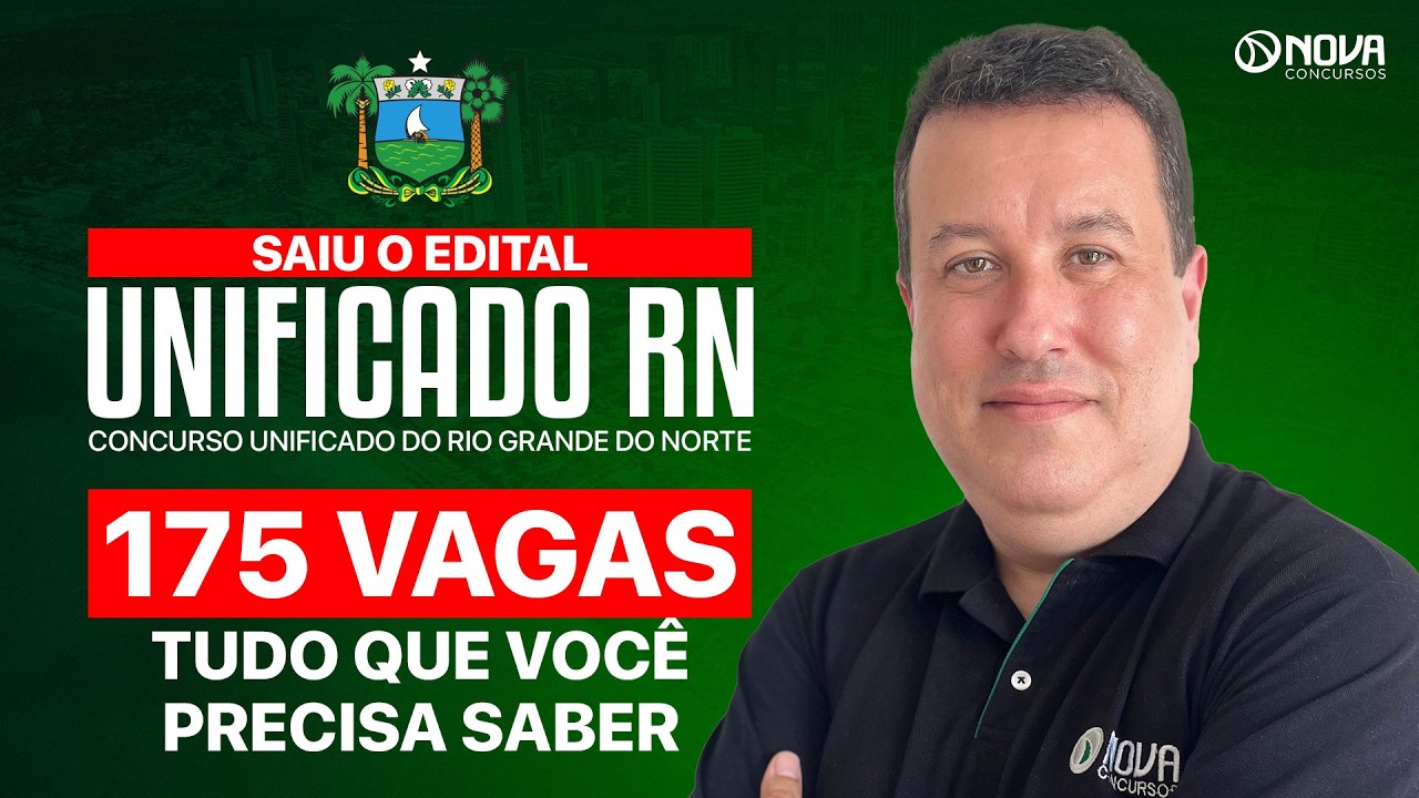 Concurso Unificado RN 2026 | An&aacute;lise Completa do Edital!🚨