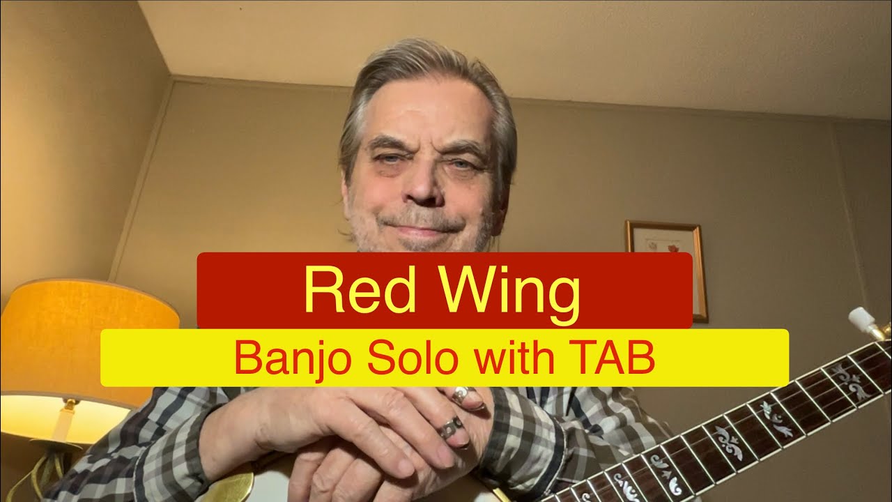 “RED WING”  ,  banjo solo with free TAB #howto #bluegrass #popuarsong 
