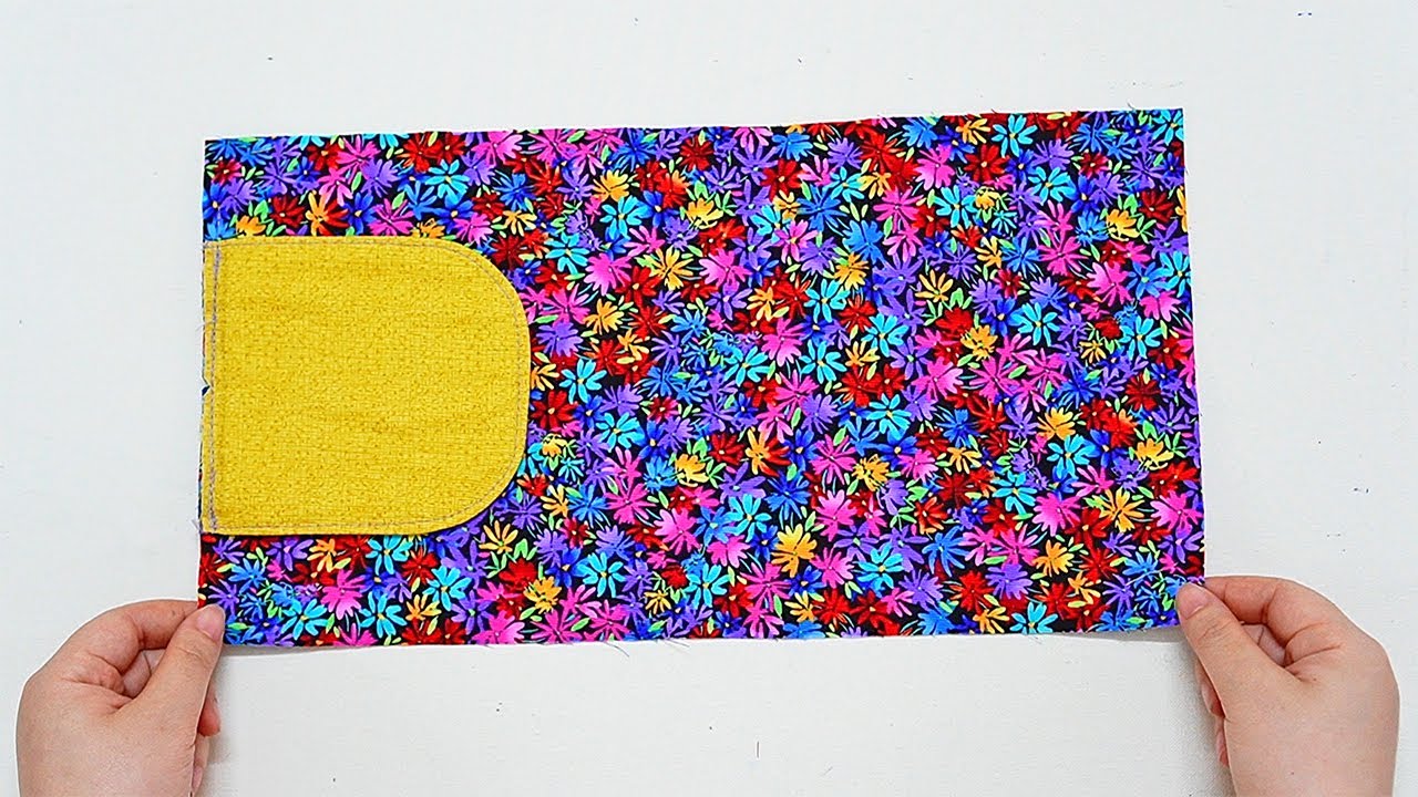 So Great! Sewing A Simple Phone Bag in 10 minutes 💟 Everybody Can Do It