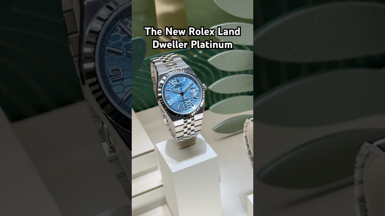 The New Rolex Land Dweller Platinum Watches and Wonders 2025 luxury watches Luxus Uhr