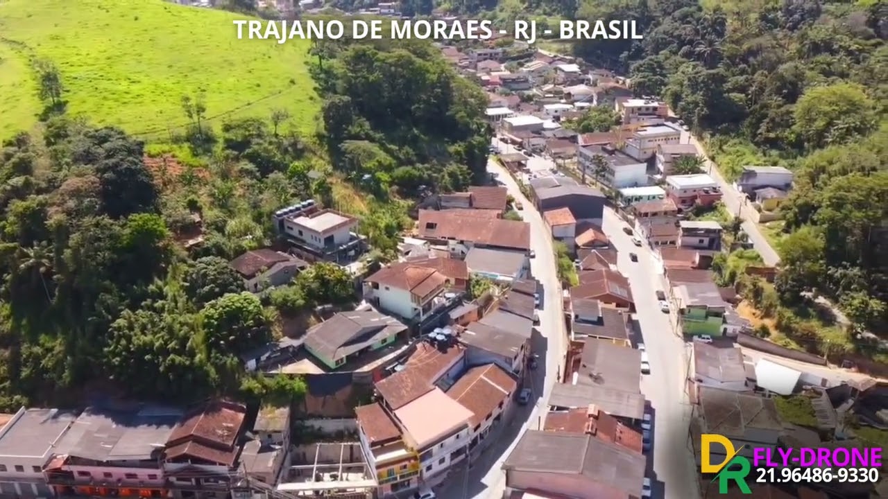 Passeando sobre centro de Trajano de Moraes RJ