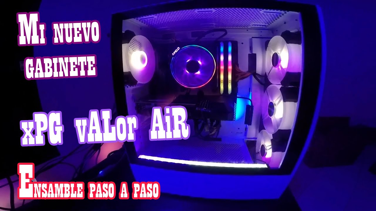NUEVO gabinete que HAGO !! desarmado y armado XPG VALOR AIR