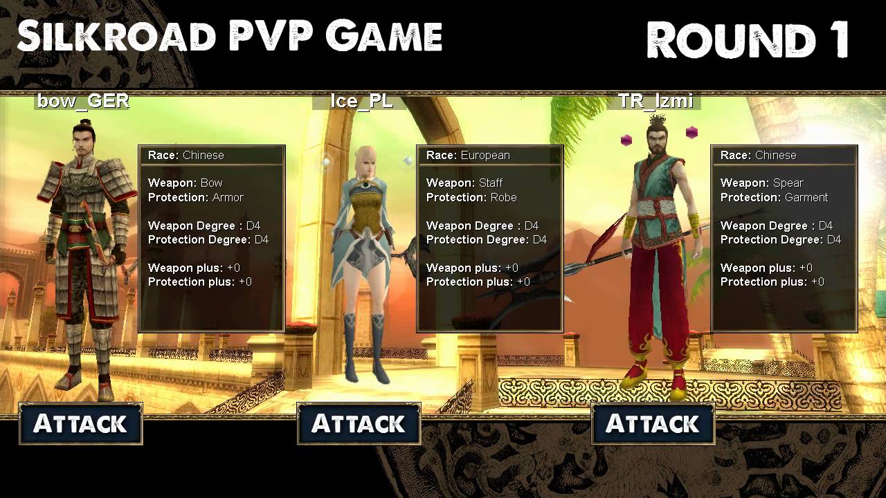 ☆Silkroad PVP-Game [Round 1] TRY IT!!!