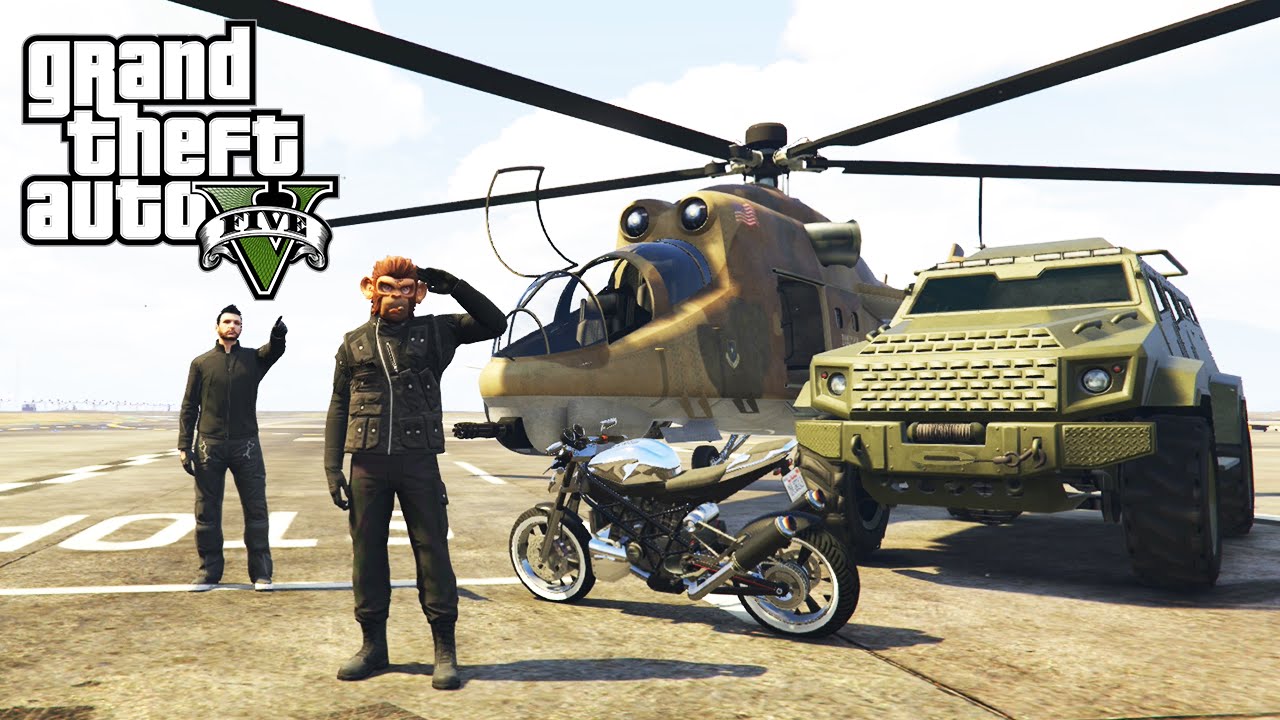 GTA 5 Online Heists - All Heist Vehicles Unlocked (Valkyrie, Savage and Hydra Jet)